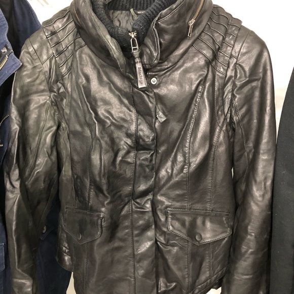 Luxury chic woman Mackage leather jacket size m - Picture 3 of 10